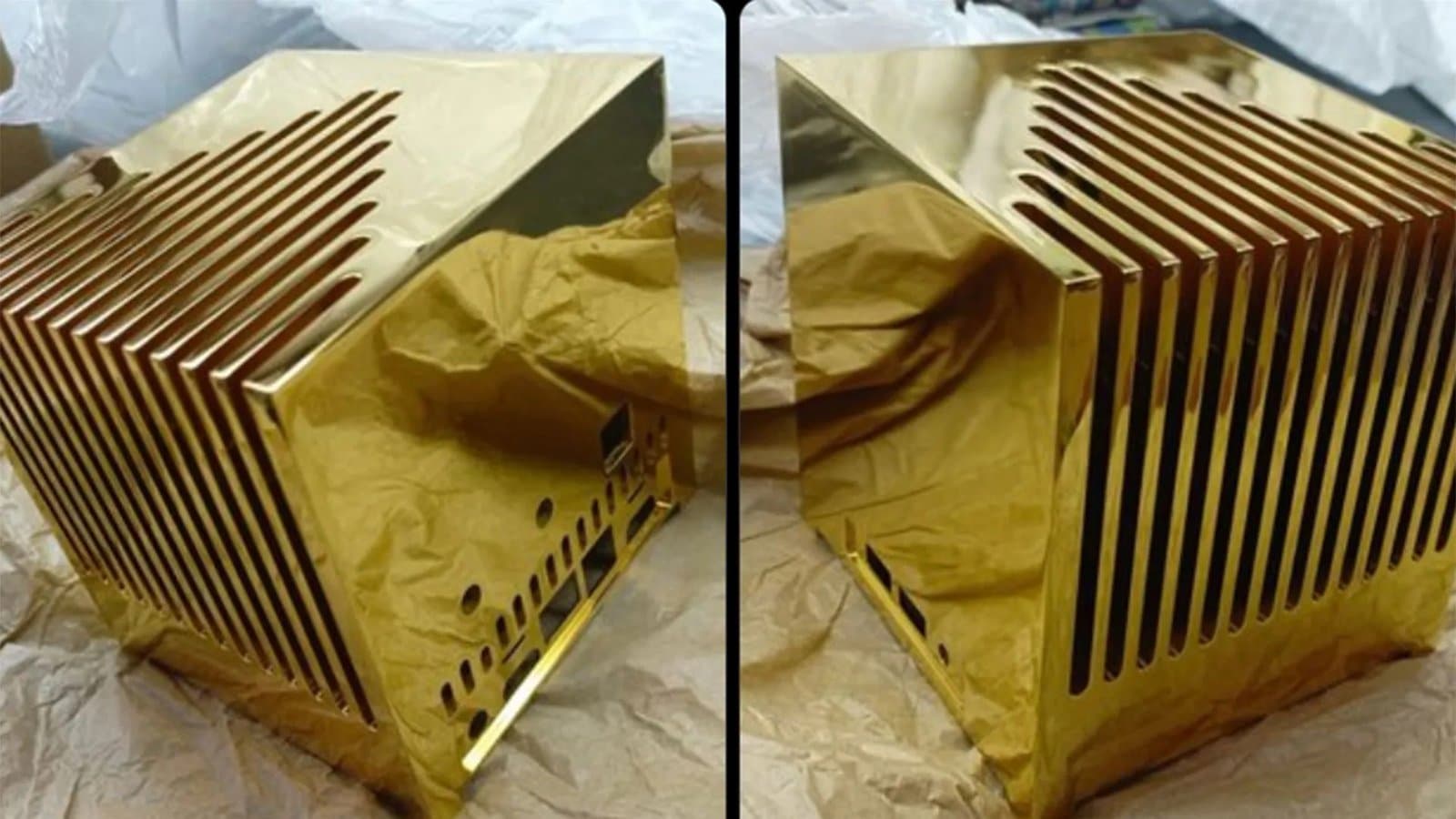 Una mini PC con carcasa de oro de 24 quilates podría costar US$1,7 millones